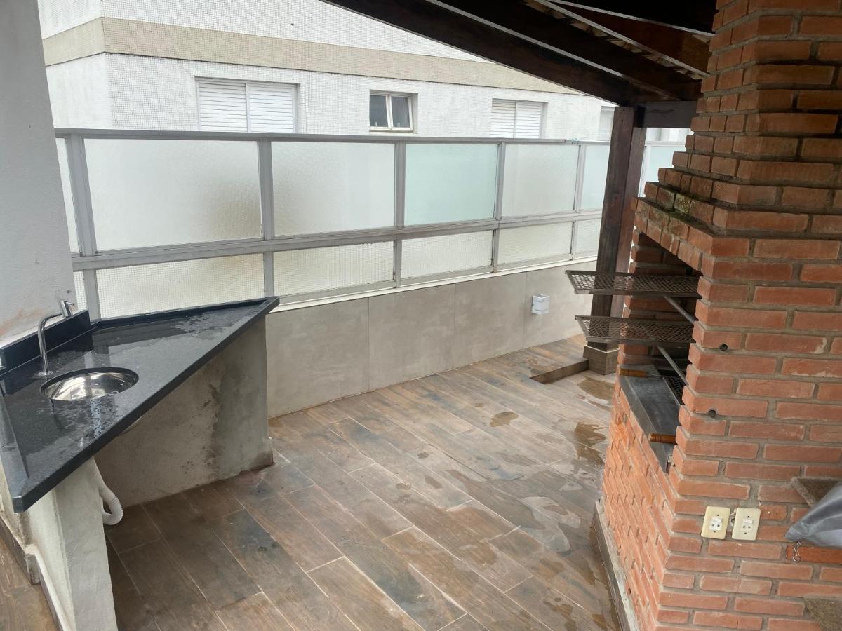 Cobertura Guaruja Apto Com Jacuzzi E Churrasqueira Kültér fotó