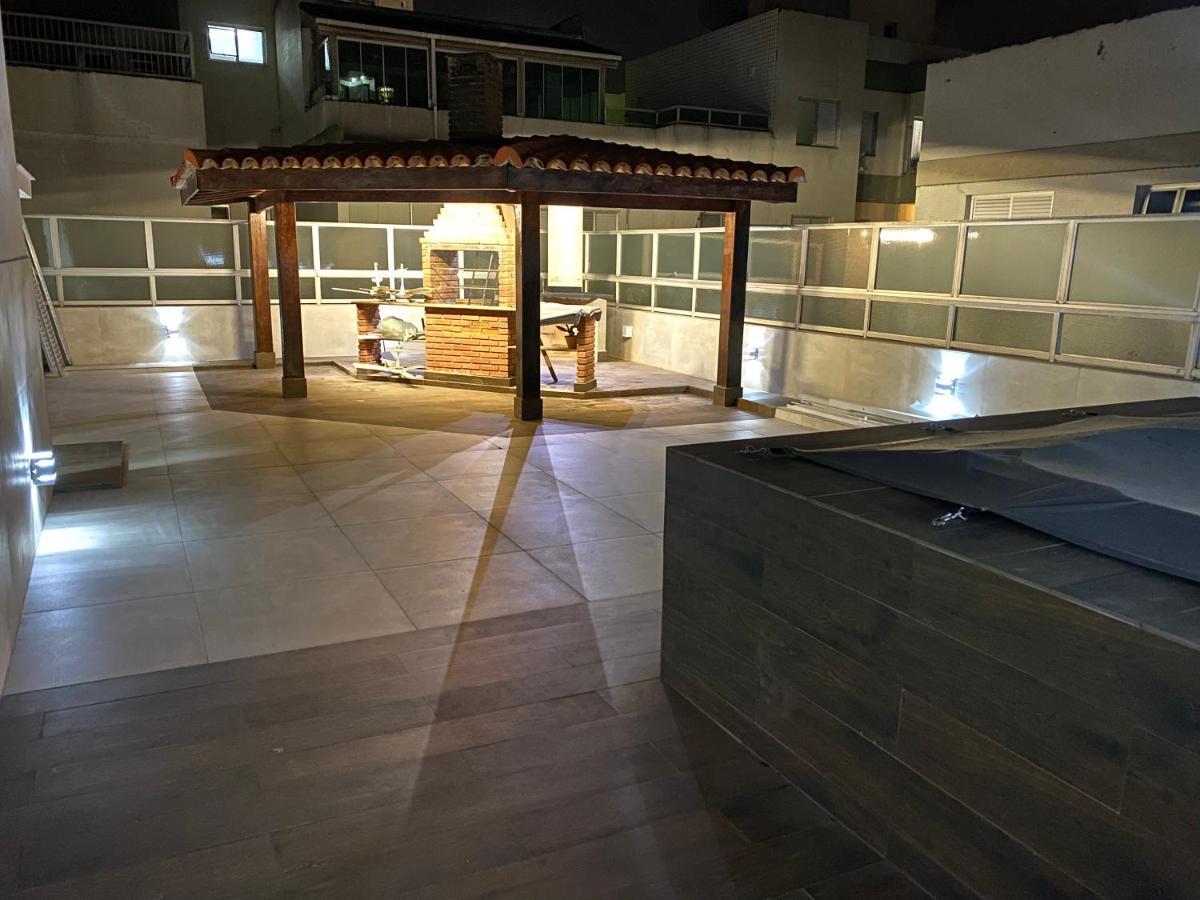 Cobertura Guaruja Apto Com Jacuzzi E Churrasqueira Kültér fotó