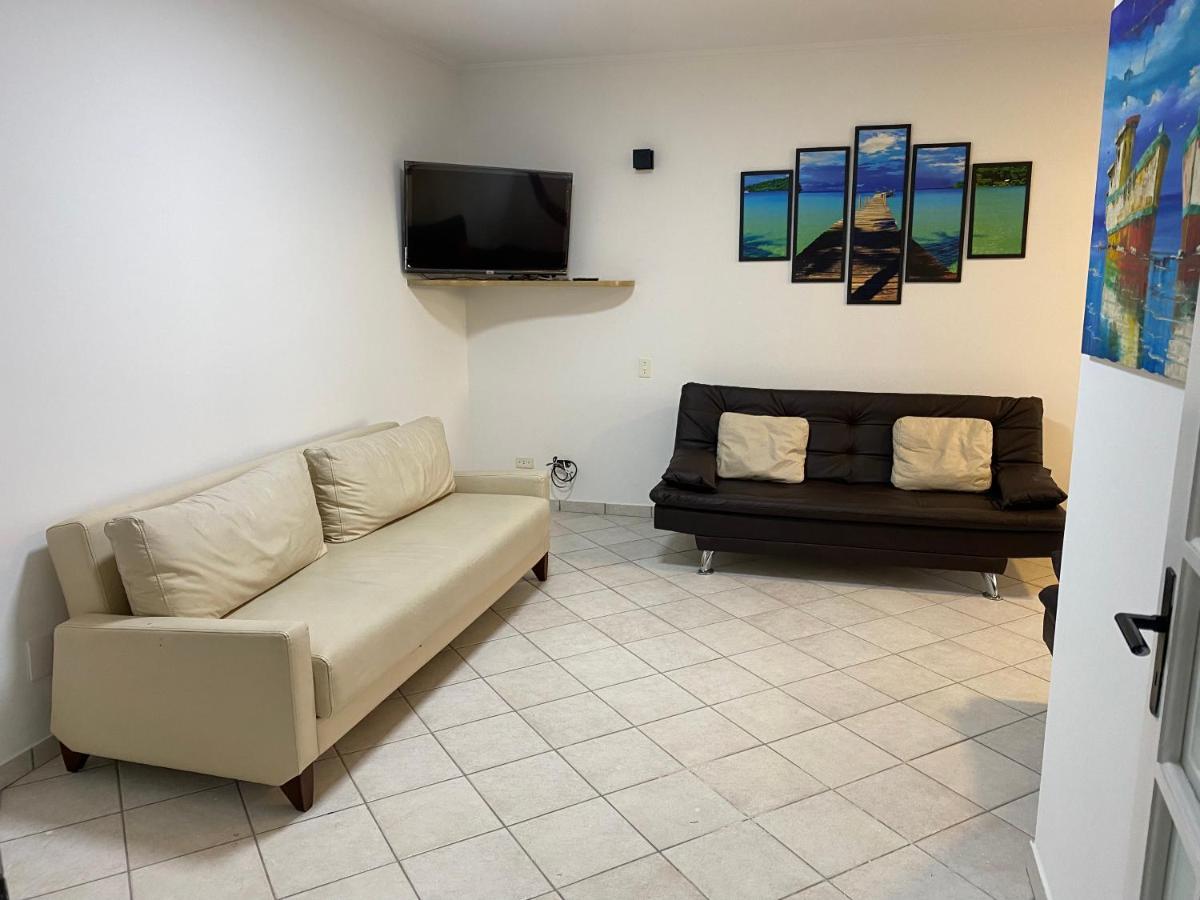 Cobertura Guaruja Apto Com Jacuzzi E Churrasqueira Kültér fotó